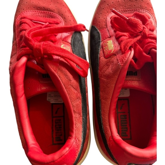 Puma Gv Special Lux Men's 9 Red Suede Lace Up Low Top Sneakers Shoes - Picture 9 of 16